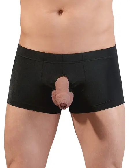 NEK Men's Black Mesh Showmaster Briefs M, Decorative Cut-Outs
