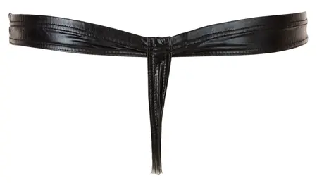 NEK Men’s Black String XL Removable Pouch Stretch Underwear