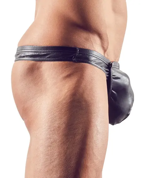NEK Men’s String M Black Removable Pouch Stretchy Underwear