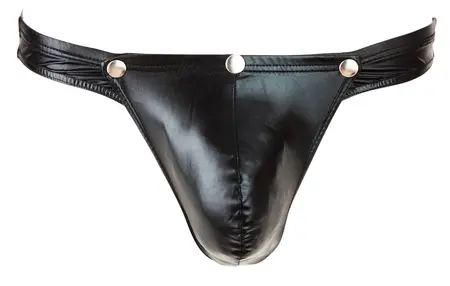 NEK Men’s String M Black Removable Pouch Stretchy Underwear