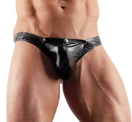 ZADO Men's Black Stretch Briefs with Removable Pouch S