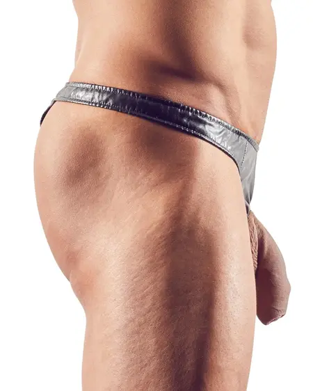 Imitate Leather Men’s String L with Flexible Anatomical Opening