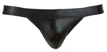 NEK Men's Jock M Black Shiny Stretch Athletic Underwear