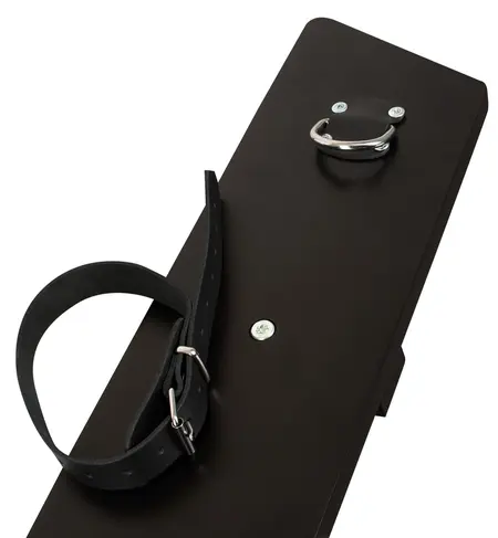 Zado Bondage Cross Black Wall-Mount Set, Adjustable Cuffs, 192x92cm
