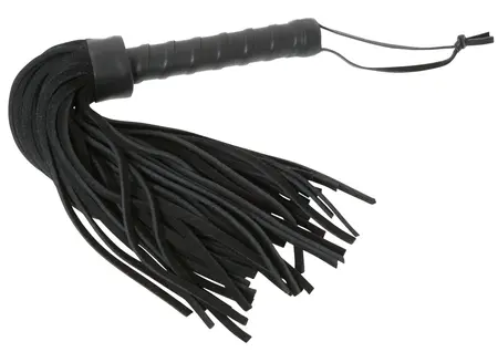 ZADO Leather Flogger 37 cm - Premium Full-Grain Leather Impact Tool