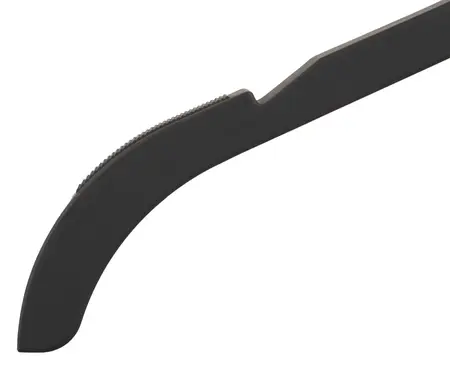 NOIR Handmade Velvet Clothes Hangers Gold Hook 43cm Set of 5 Black