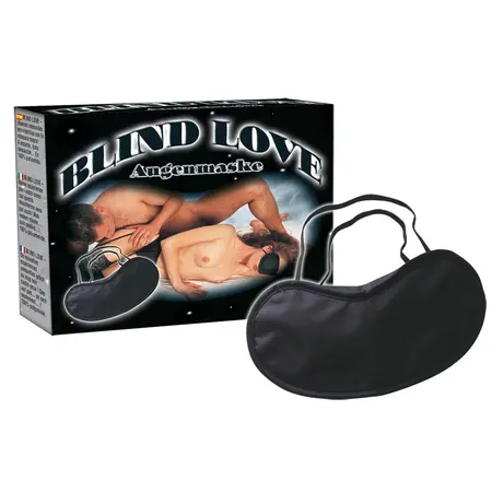 You2Toys Blindfold Blind Love Soft Black Eye Mask Adjustable Fit