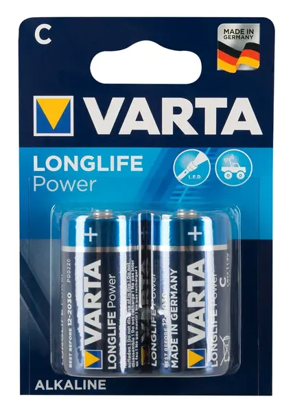 Varta C 1.5V Batteries 2-Pack - High Performance Power Cells