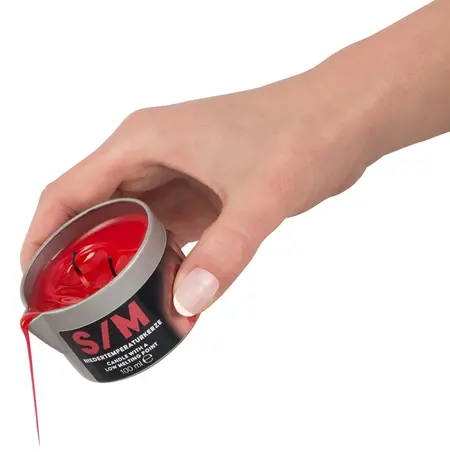 You2Toys S/M Candle Red 100g - Low-Temperature Wax in Tin Case