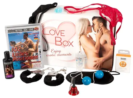 Love Box International Intimate Couple's Play Set 15-Piece Collection