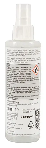 ORION Special Cleaner 200 ml Vegan Care Spray for Silicone & Latex
