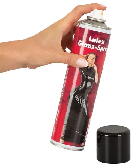 LateX Latex Gloss Spray 400ml - High Shine Care for Rubber Surfaces