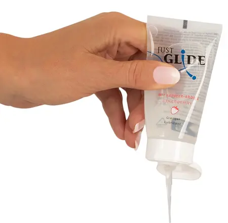 Just Glide Strawberry Water-Based Lubricant 50 ml - Fruity Formula