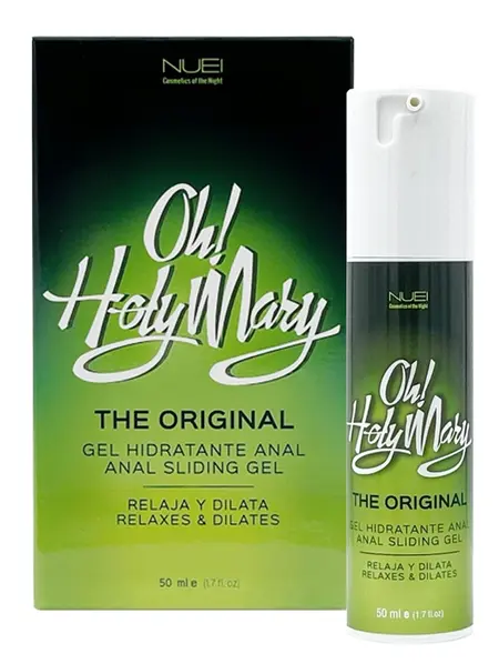 Nuei Oh! Holy Mary Vegan Water-Based Anal Gel 50ml Hemp Oil