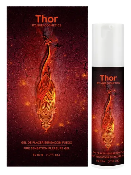 NUEI Thor Fire Gel Warming Sensation Water-Based 50ml Vegan Formula