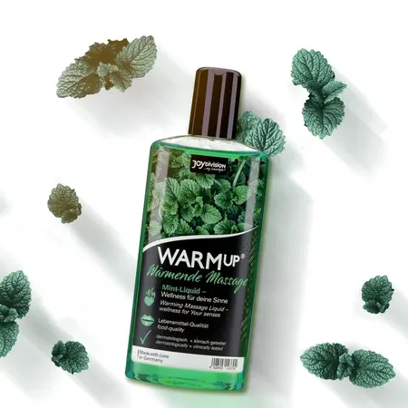 Joydivision WARMup Massage Liquid Mint 150ml Water-Based Warming Effect
