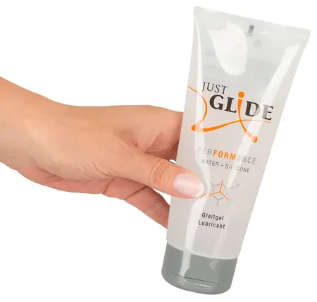 Just Glide Performance Lubricant 200ml - Water-based & Silicone Hybrid