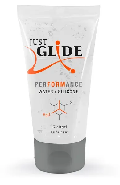 Just Glide Performance Water-Silicone Hybrid Lubricant 50ml Vegan