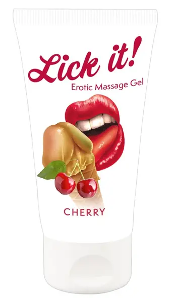 Orion Lick it! Intimate Gel Wild Cherry Fragrance 50ml Vegan Formula