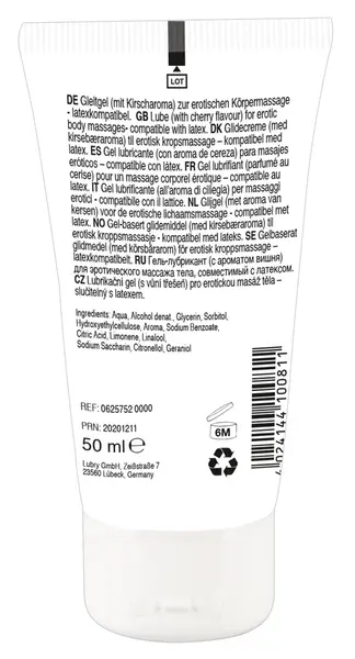 Orion Lick it! Intimate Gel Wild Cherry Fragrance 50ml Vegan Formula