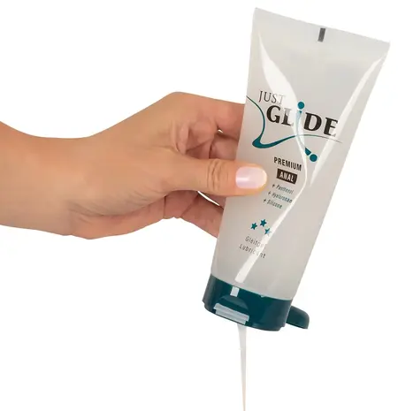 Just Glide Premium Anal Gel 200ml with Hyaluronic Acid & Panthenol