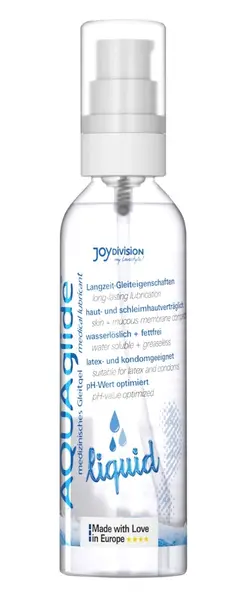 AQUAglide Liquid Water-Based Lubricant 50ml - Crystal Clear Formula