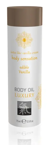 HOT Luxury Body Oil Vanilla 75ml - Aromatic Massage Formula