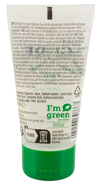 Just Glide Bio Anal 50ml Eco-Friendly Lubricant, Water-Based, Vegan