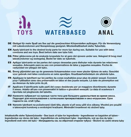 Just Glide Lubricant Set 3x50ml - Waterbased, Toys, Anal Formula