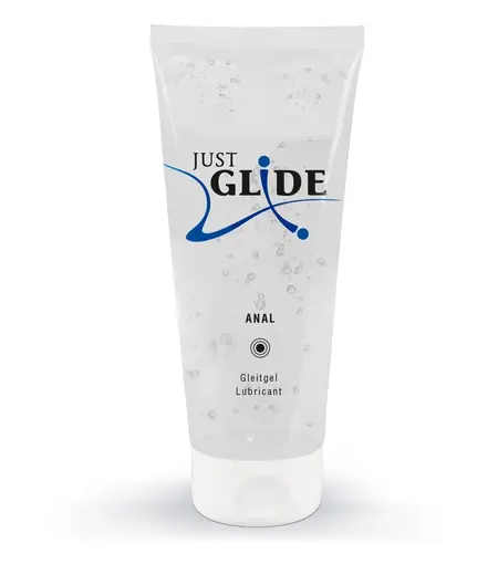 Just Glide Anal Water-Based Lubricant 200 ml - pH-Balanced Formula