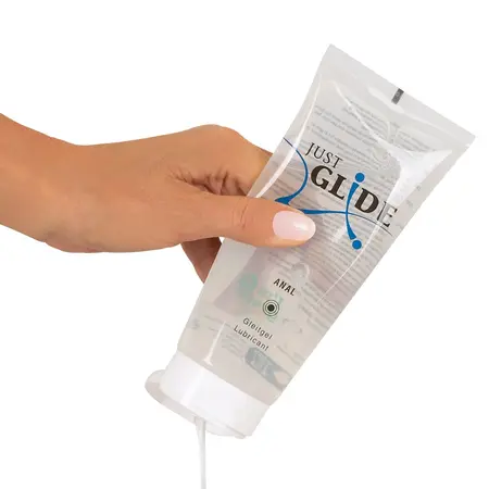 Just Glide Anal Water-Based Lubricant 200 ml - pH-Balanced Formula