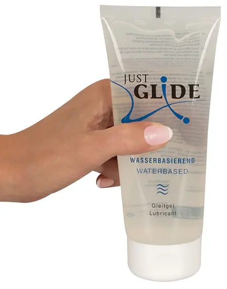 Just Glide Water-based Lubricant 200 ml - Vegan, Universal Formula