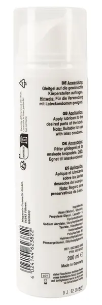 You2Toys Fisting Gel Relax 200ml Water-Silicone Hybrid Lubricant Pump