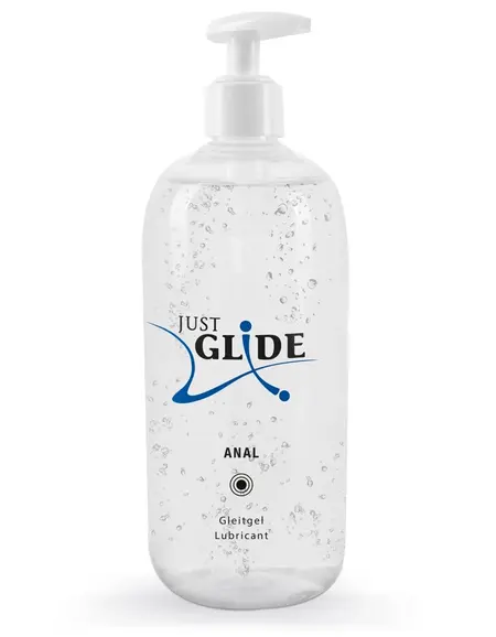 Just Glide Anal Water-Based Lubricant 500 ml - Long-Lasting Formula