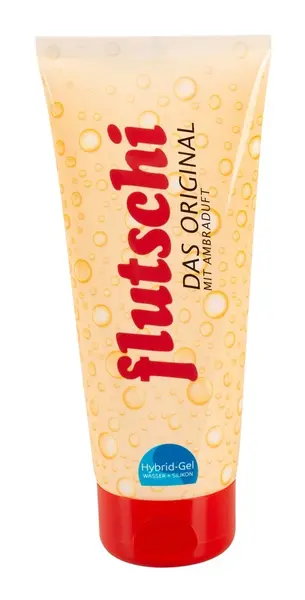 Flutschi Original Lubricant 200ml - Silicone & Water-Based, Amber Scent