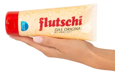 Flutschi Original Lubricant 200ml - Silicone & Water-Based, Amber Scent
