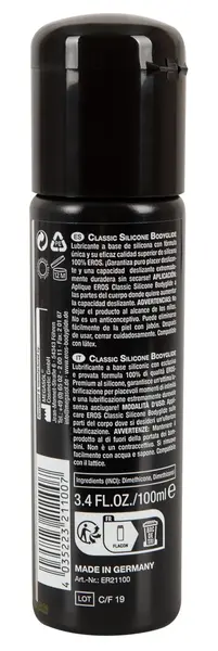 EROS Silicone Bodyglide 250 ml - Long-Lasting Silicone Lubricant
