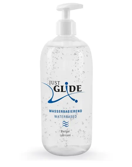Just Glide Waterbased Lubricant 500 ml - Vegan, Universal Formula