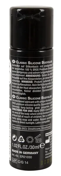 EROS Bodyglide Classic Silicone-Based Lubricant 30ml