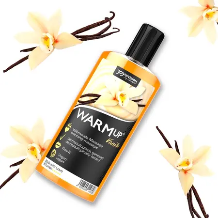 WARMup Massage Liquid Vanilla 150ml - Warming Vegan Formula