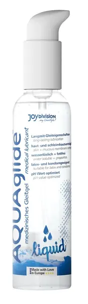 AQUAglide Liquid Water-Based Lubricant 250ml - Crystal Clear Formula