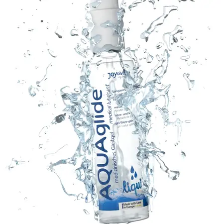 AQUAglide Liquid Water-Based Lubricant 250ml - Crystal Clear Formula