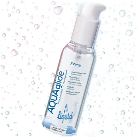 AQUAglide Liquid 125ml Water-Based Intimate Lubricant, Vegan Formula