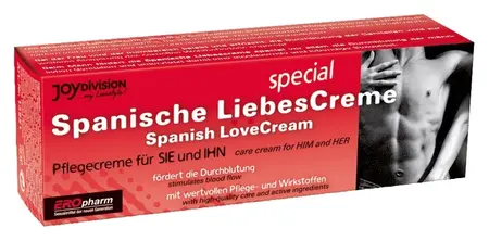 HOT Spanish Love Cream Special Care 40ml - Unisex Cosmetic Formula