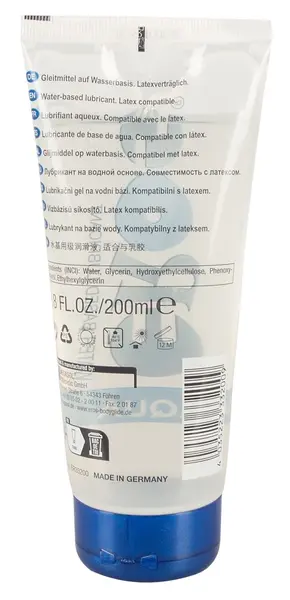 EROS Aqua Water-Based Lubricant 200ml - Dermatologically Tested Formula