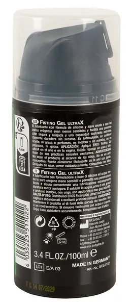 EROS UltraX Advanced Gel 100ml - Long-Lasting Silicone-Water Formula