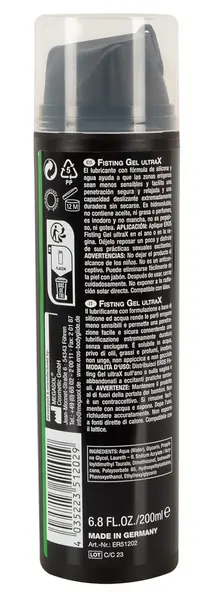 EROS UltraX Lubricant Gel 200ml Silicone-Water Long-Lasting Formula