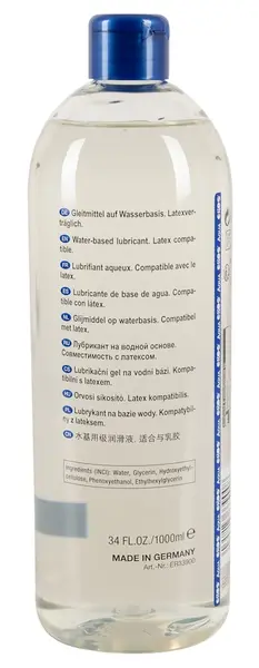 EROS Aqua Water-Based Intimate Gel 1L - Neutral Formula, Long-Lasting