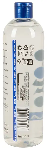 EROS Aqua Water-Based Lubricant 500ml - Neutral, Long-Lasting Formula