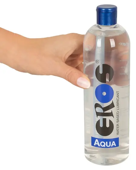 EROS Aqua Water-Based Lubricant 500ml - Neutral, Long-Lasting Formula